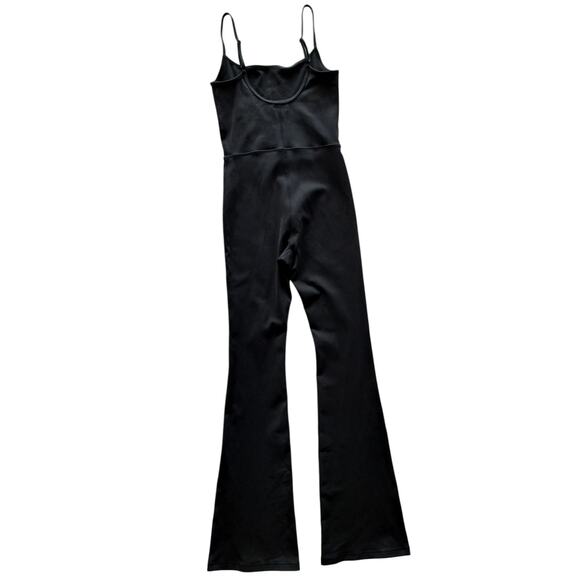 Aritzia Wilfred Women's Black Divinity Kick Flare Jumpsuit Size XS - Picture 8 of 16